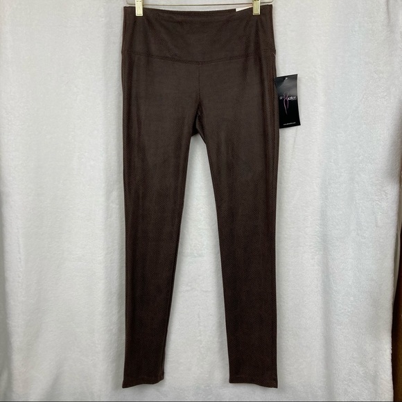 Slim- Sation by Multiples Women’s Reptile Print Leggings sz Small - Picture 1 of 12